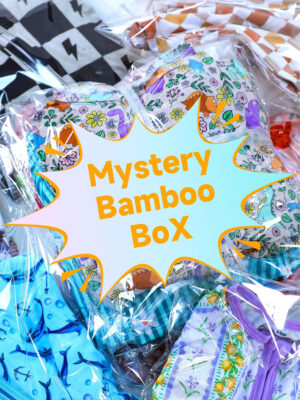 Mystery Bamboo Baby Clothing Box Mixed Cartoon Floral Check Prints Skin-Friendly Breathable Bamboo Fabric Random Surprise Infant Toddler Zipper Romper Bundle Ideal for Baby Shower Gift & Daily Wear