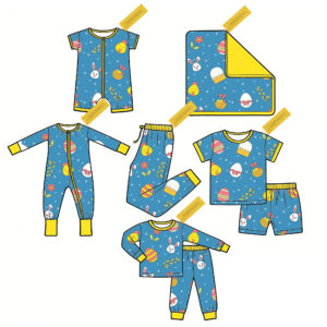 Easter Bunny Cupcake Easter Egg Carrot Floral Print Baby Mix & Match Clothing Collection Short Sleeve Zip Romper Long Sleeve Jumpsuit Short Sleeve Top Shorts Long Pants Swaddle Blanket Multiple Separates Newborn Outfit Bundle