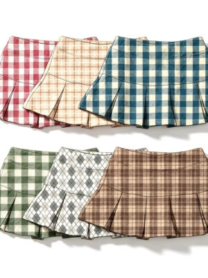 New Arrival Children Outdoor Sport Tennis Skirt Girls High Waist Running Short Skirts Pleated Yoga Fitness Skirt