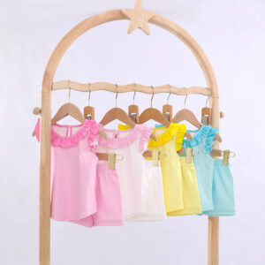 Baby Girl 2 Piece Summer Ruffle Clothing Set